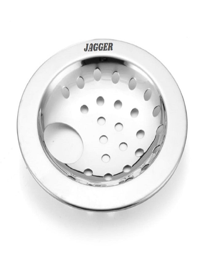 JAGGER JAG342 Round Stainless Steel Kitchen Sink Coupling for Kitchen Sink (4.5 Inches) | Rust-Free, Corrosion-Resistant | Silver (PVC Coupling WIYH Waste Pipe & Jali [ Round ]) - Image 4